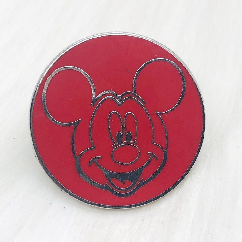 🔮 5/$25 Disney Red‎ Mickey Mouse Pin